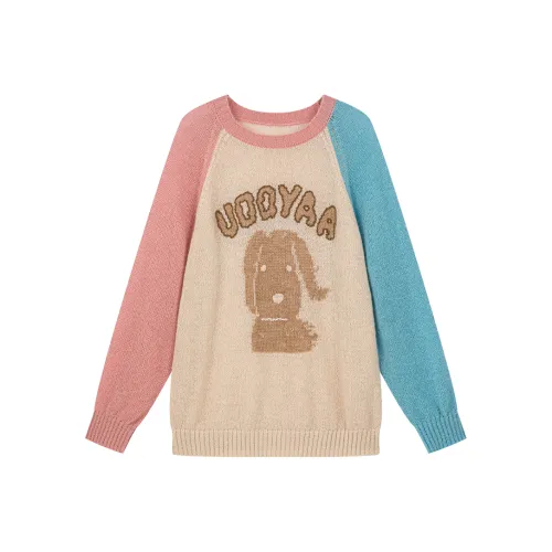 UOOYAA Knitwear Women's Ecru