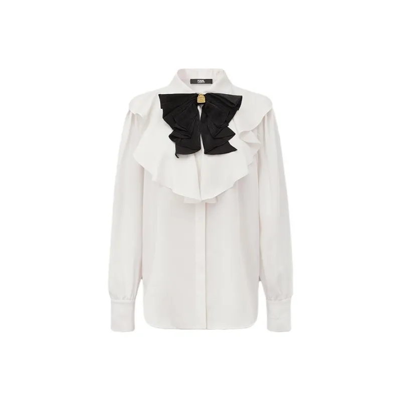 KARL LAGERFELD / Karl Lagerfeld Jeans Shirts Women's White-0
