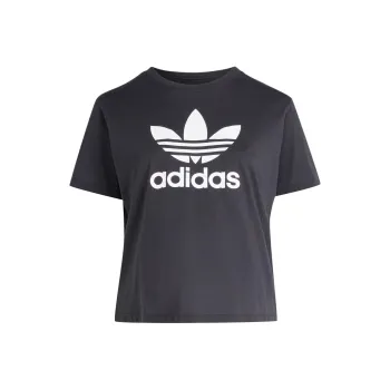 Adidas Originals Adicolor Trefoil Boxy Tee Plus Size