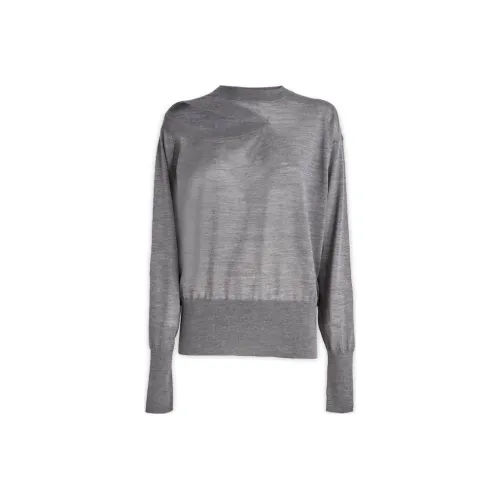 Stella McCartney Cut Out-Detail Crewneck Knitted Top