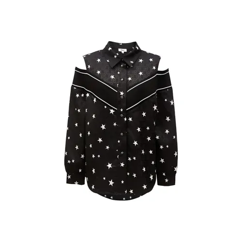 ONLY Shirts Women's Stars Printed Fabric STAR AOP FAB