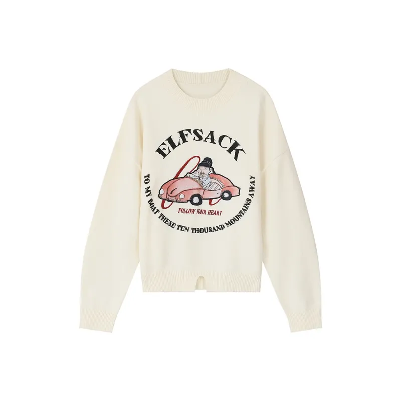ELF SACK Knitwear Women's Poetic Ecru-0