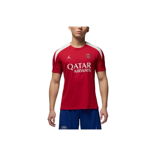 JORDAN Paris Saint Germain Strike Fourth Men's JORDAN Dri FIT Soccer Knit Short Sleeve Top