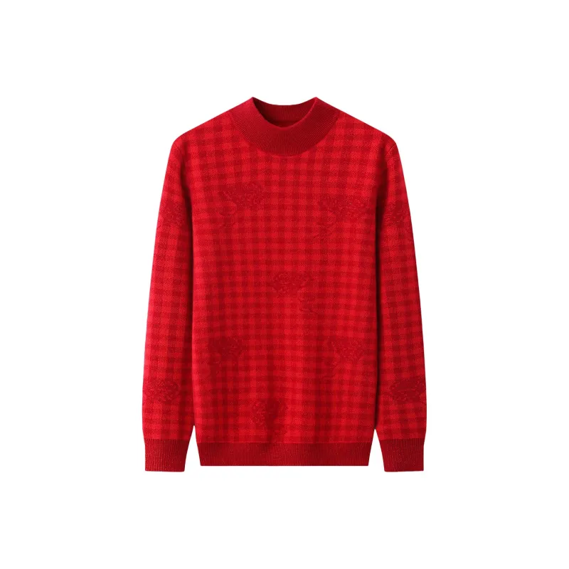 H YXIANG Cashmere Sweater Women's-0