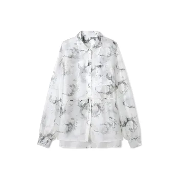 TKY SHOP Shirt Women's Print White