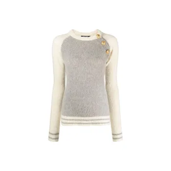 BALMAIN FW22 Sweater Women's Gray