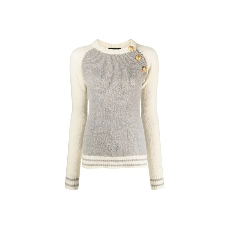 BALMAIN FW22 Sweater Women's Gray-0