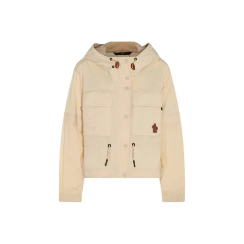 Moncler SS24 Jackets & Coats Women's Yellow Brown