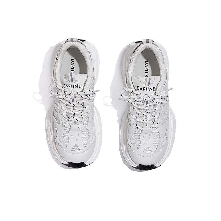 DAPHNE Shock Absorbers With Slip Resistant And Abrasion Resistant Properties Low Top Chunky Sneakers Women's-1