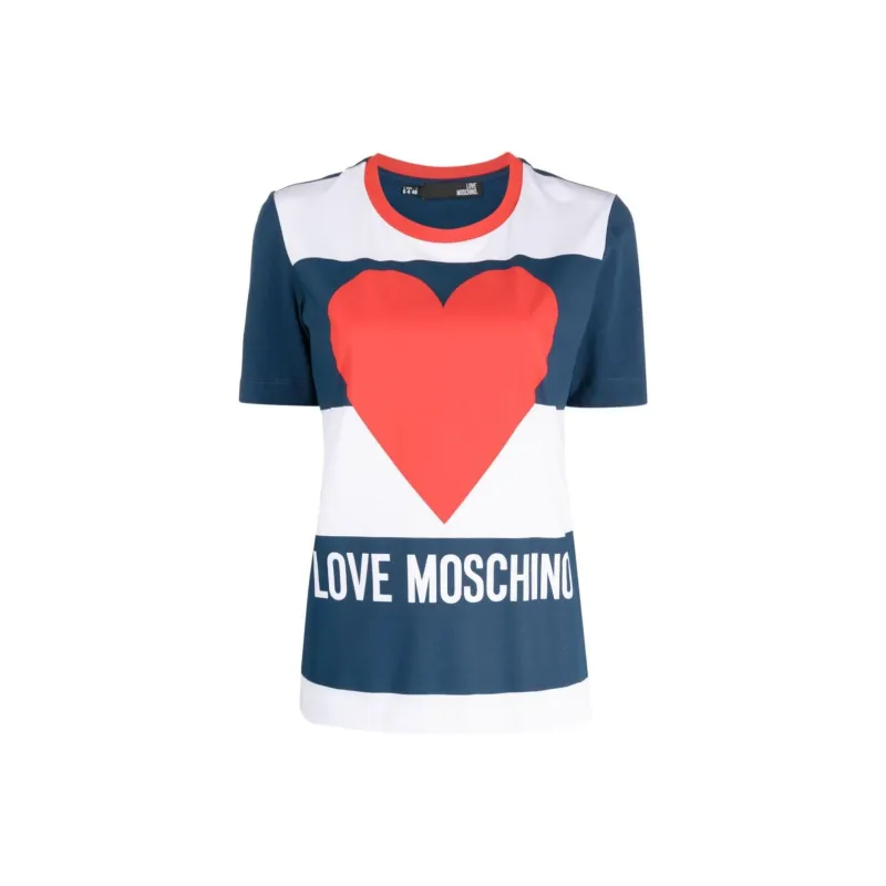 LOVE MOSCHINO T Shirts Women's Blue-0
