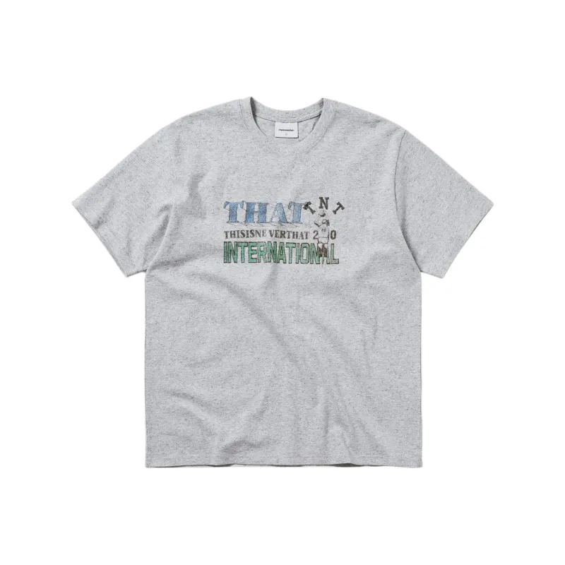 Thisisneverthat T Shirts Unisex Gray-0