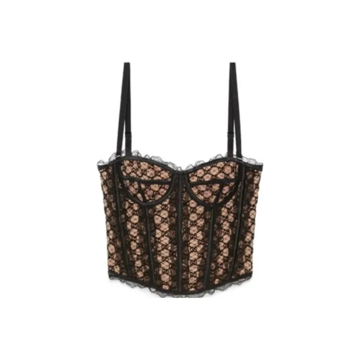 GUCCI Gg Mesh Corset Top-0