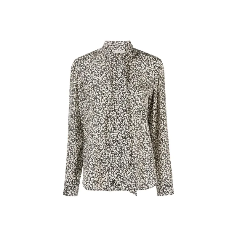 TORY BURCH Ditsy Floral Printed Bow Blouse-0