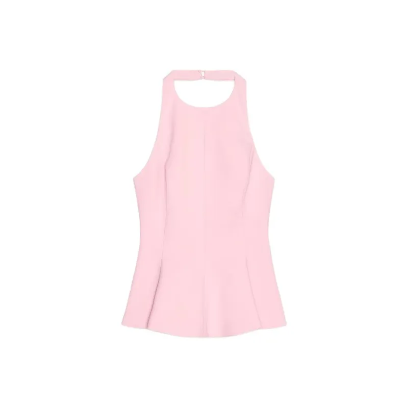 ZARA Tank Top Women's Light Pink Red-0