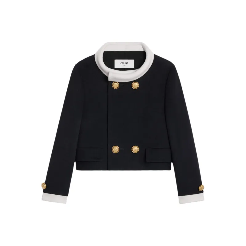 CELINE Brompton Jacket In Cashmere Cloth-0