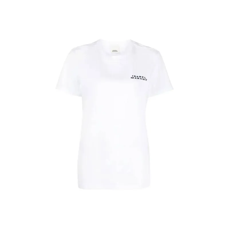 ISABEL MARANT Vidal Logo print T shirt-0