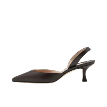 MANOLO BLAHNIK Carolyne Slim Heel High Heels 5cm Women's Brown