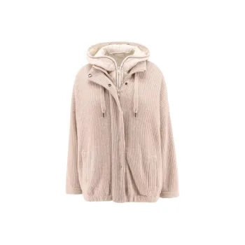 Brunello Cucinelli Hooded Knitted Jacket