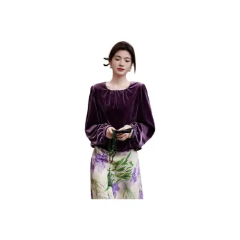 【dme】 Shirt Women's Taro Purple