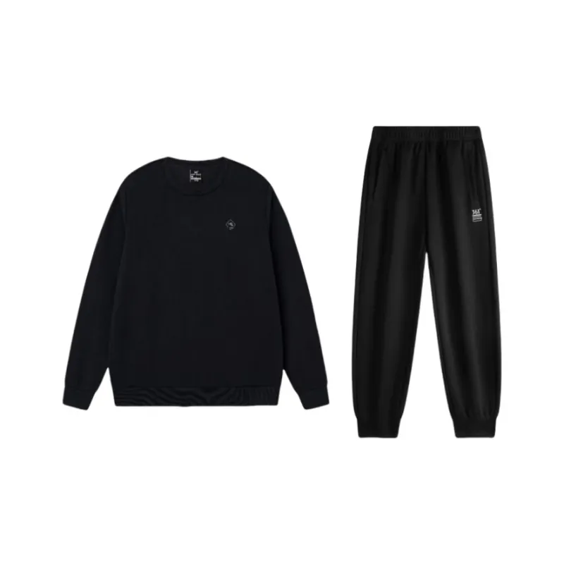 361° Sweatshirt Set Unisex Super Black-0