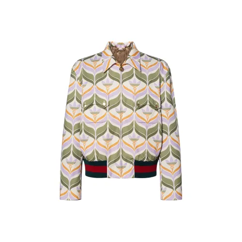 GUCCI X Adidas Trefoil Print Jacket