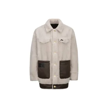 EVISU Jackets Coats Women's Bone/Black