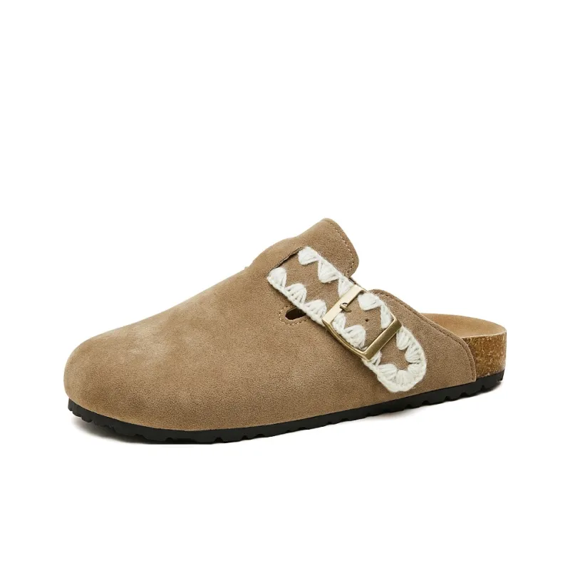 MEXICAN Abrasion Resistant Slip Resistant Closed Toe Slippers Unisex-6