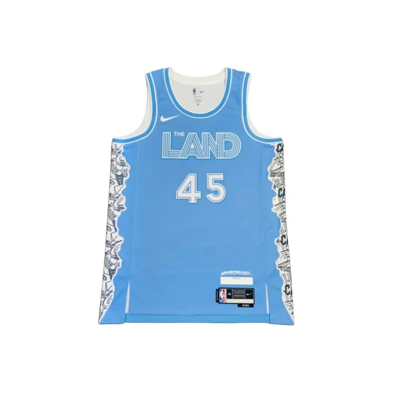 Nike x NBA Basketball Jersey Men's Blue-0