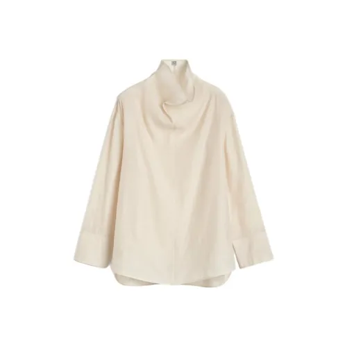 TOTEME Funnel neck Organza Blouse