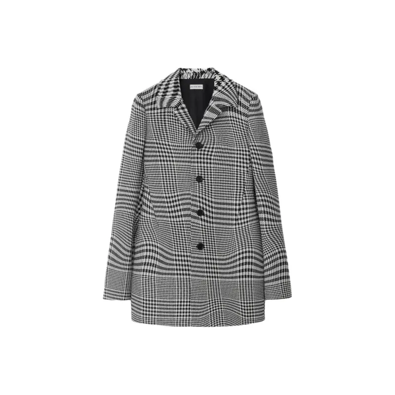 Burberry Jackets Coats Women's Black White-0