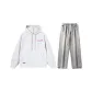 Set (Heather Gray Top+Light Blue Jeans) Red