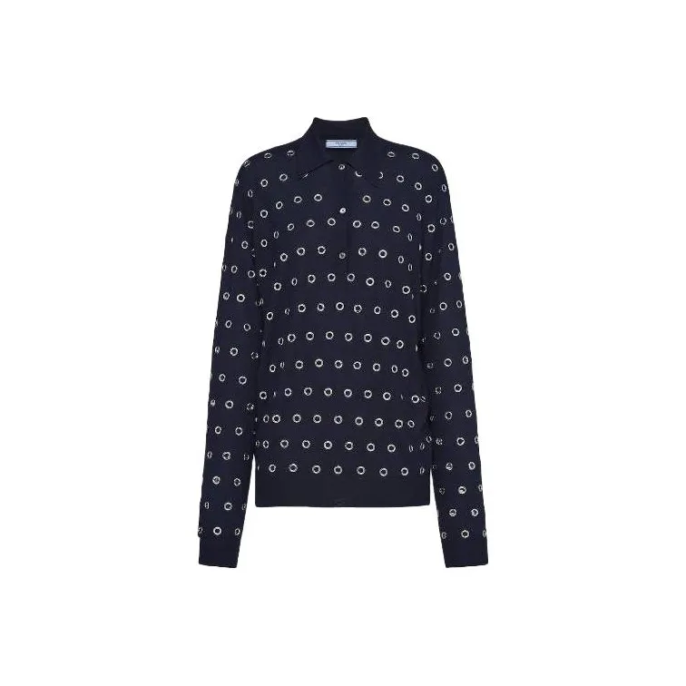PRADA Polo Shirt Women's Marine-0