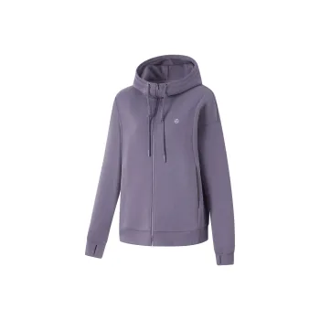 LiNing Fitness Series Sweatshirt Women's Crow Gray Purple