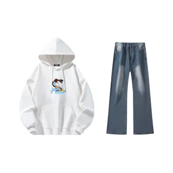GF x WULIAOYUAN LIANMINGKUAN Sweatshirt Set Unisex