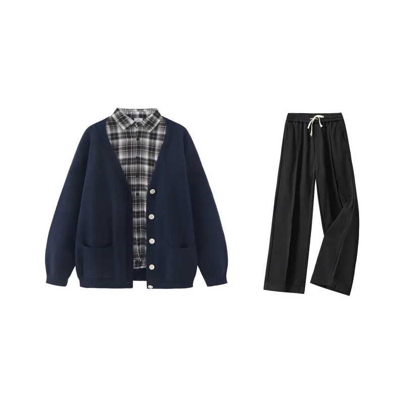 LIVINGTOWN Shirt Matching Set Unisex-4