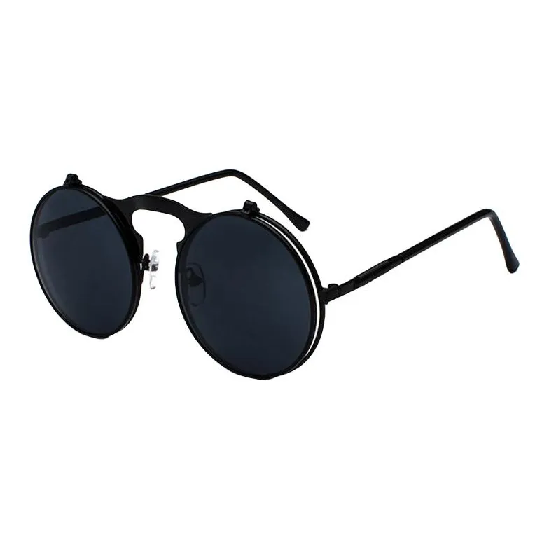 JEANSWEST Round Sunglasses Unisex-3