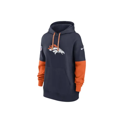 nike jordan Denver Broncos Sideline Essential Women's nike jordan Nfl Pullover Hoodie