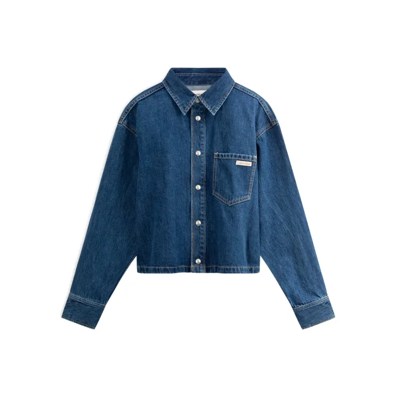 CALVIN KLEIN Shirt Women's Denim Blue-0