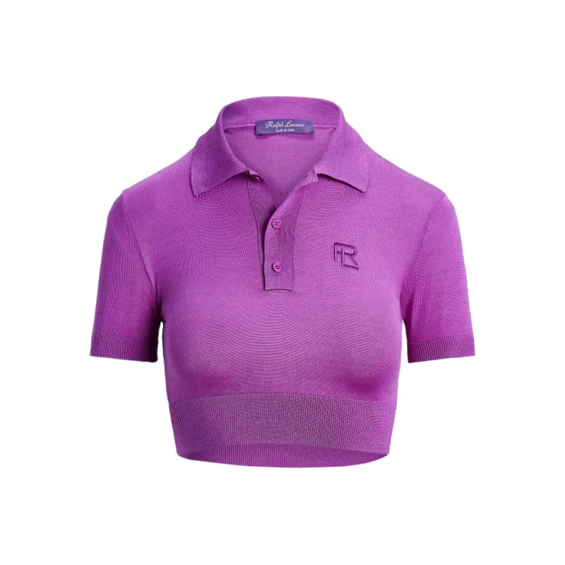 Ralph Lauren Collection SS23 Polo Shirt Women's Purple-0