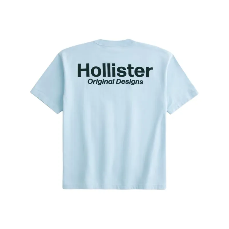 Hollister T Shirt Men's Light Blue-1