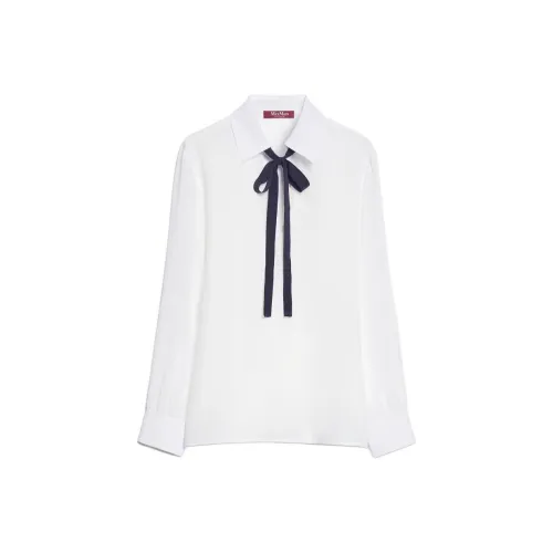 MaxMara Studio Ubicato Pussy Bow Blouse