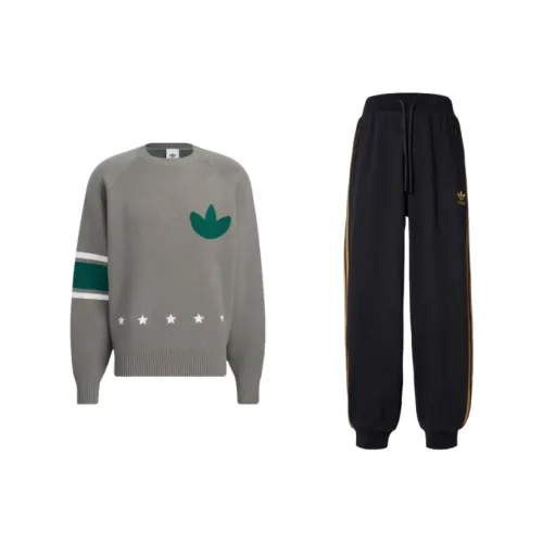 Adidas Originals Clover Series Sweatshirt Set Men's