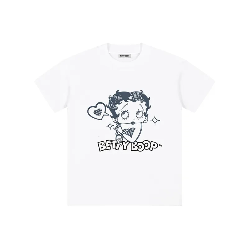 BETTY BOOP T Shirt Women's White-0