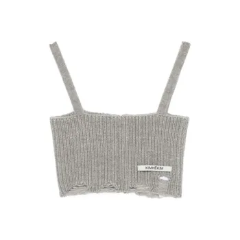 KIMHEKIM Camisoles Women's Gray