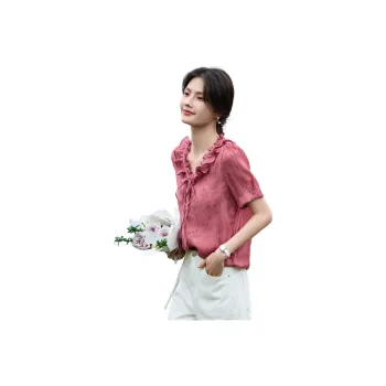 XWI Shirts Women's Berry Red