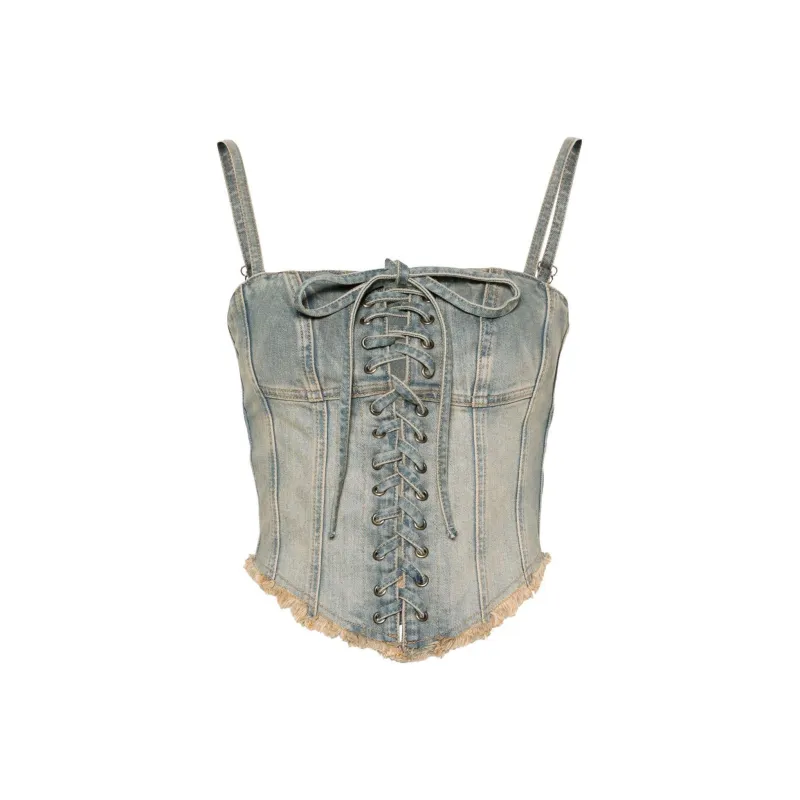 Misbhv Lara Denim Corset Top-0