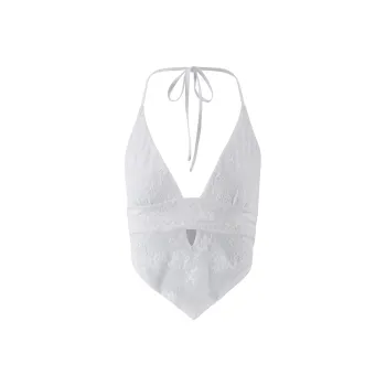 Tiger Mist FAYE LACE TOP Camisole Women's White
