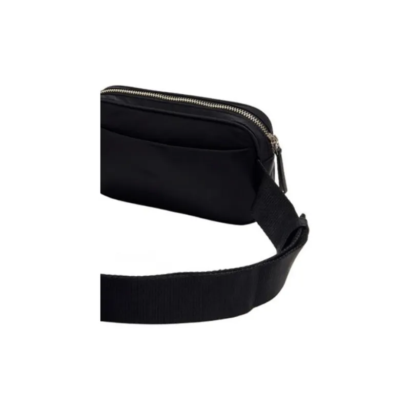 TORY BURCH Recycled Nylon Leather Trim Sling Bags One Shoulder Crossbody Fanny Pack Women's Black-4