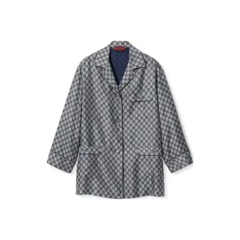 GUCCI GG print Silk Shirt