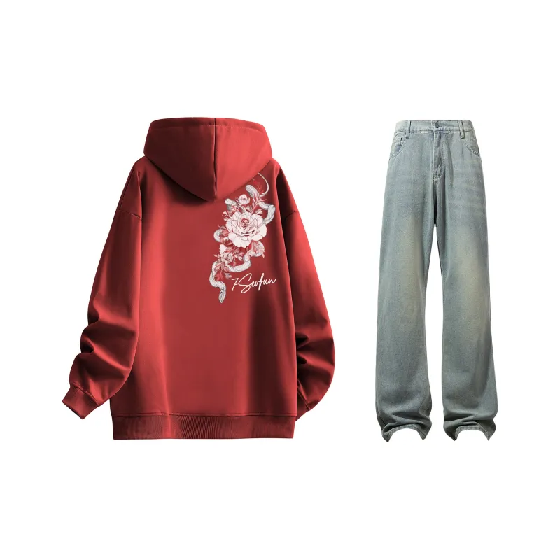 7 SEVFUN Sweatshirt Sets Unisex-4